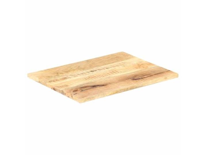 NKOPPFG Massivholz Tischplatte Mango 80x70 cm 25-27 mm Rustikaler Industriestil, Robustes Tropenholz, Für Esszimmer Restaurant Cafe, Einfache Reinigung
