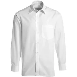 Hemd langarm "2520" - 4XL - Weiß