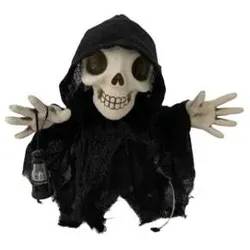 SHE SHX Gehender kleiner Sensenmann Halloween-Dekoration