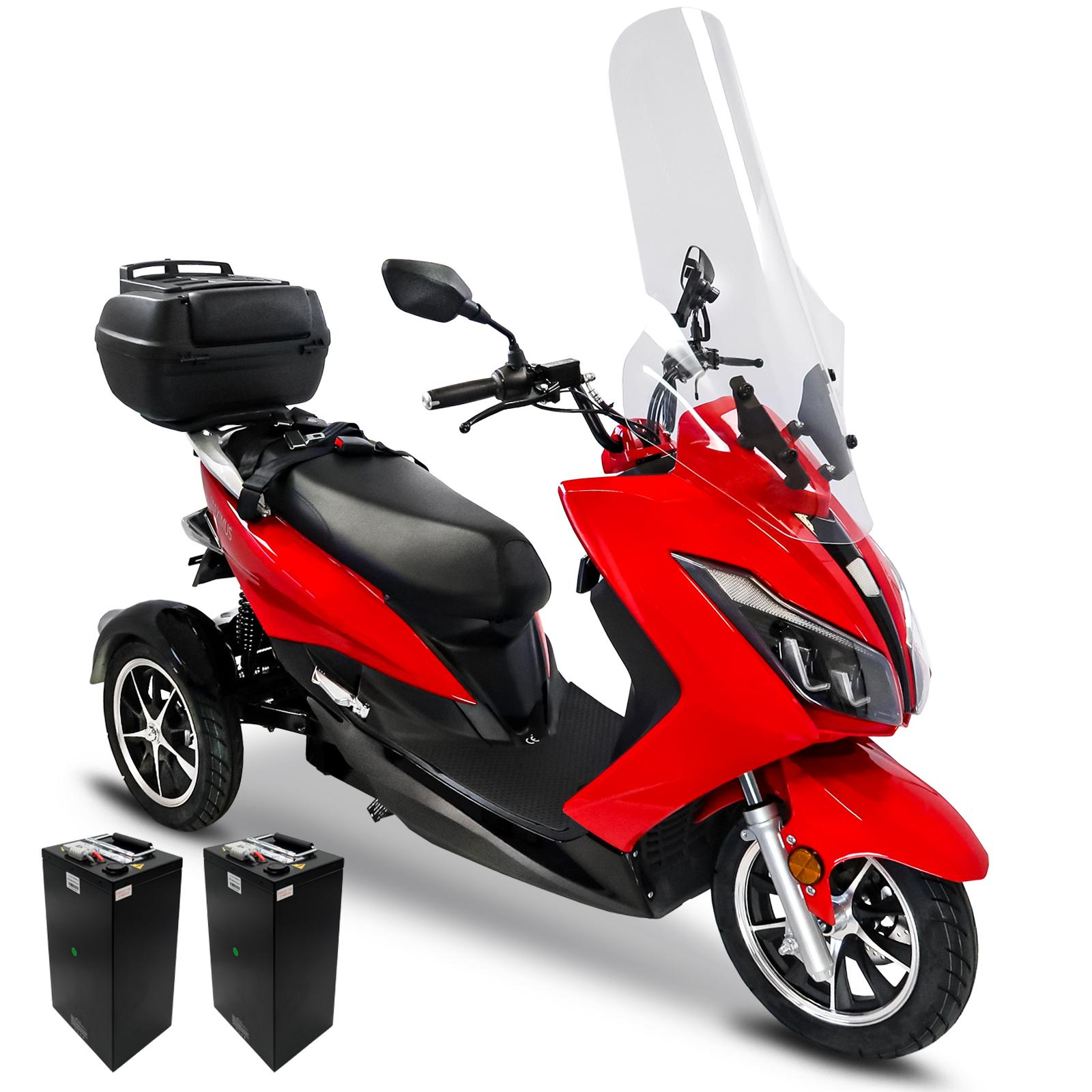 Maximus, 3-Rad E-Mobil MX3-25 - 25 km/h, 2 x Lithium Akku 60V-32,5Ah, 1500 Watt