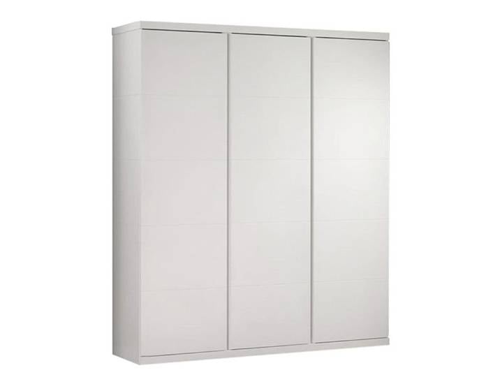 Armoire 3 Portes Laquée Blanche - DEBIA