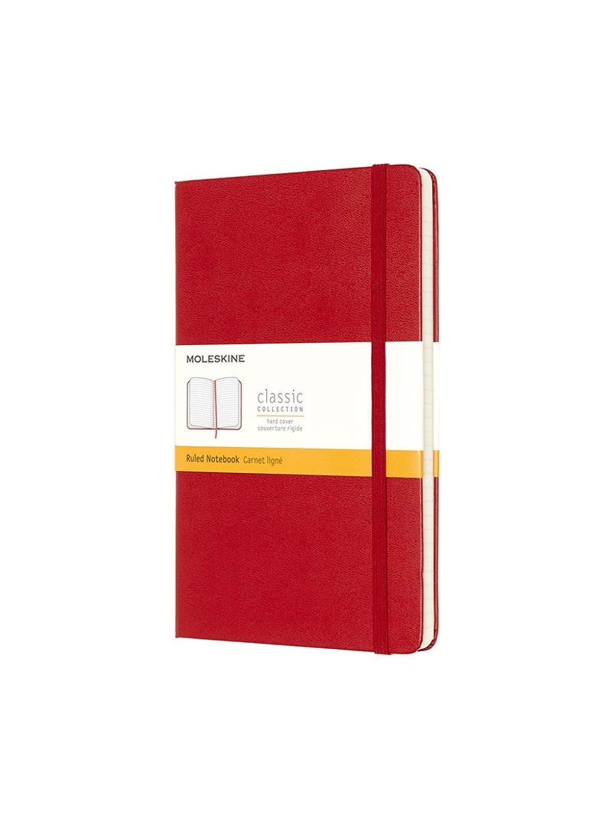 Moleskine Classic Hard Linjerad Large Rød