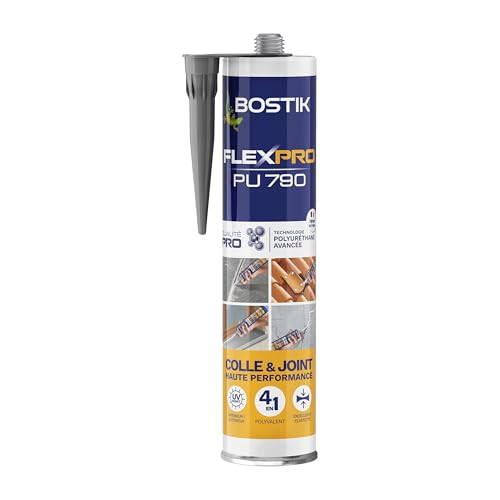 Bostik Flexpro PU 790 Lijm Antracietgrijs Ral 7016 300 ml