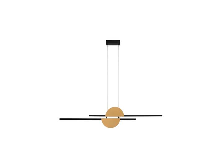 LED Design Pendellampe „Skyline“ Gold, Schwarz Maytoni