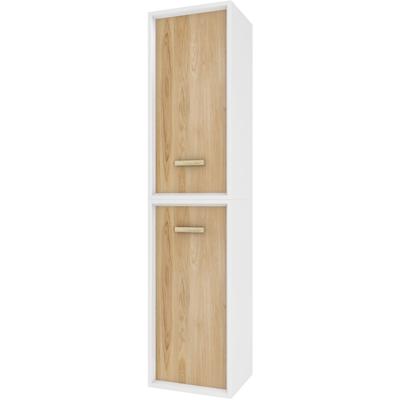 Hängeschrank MARWELL "FJORD", braun, B:35cm H:150cm T:25cm, Holzwerkstoff, Schränke, Hängeschrank, 35x150x25 cm