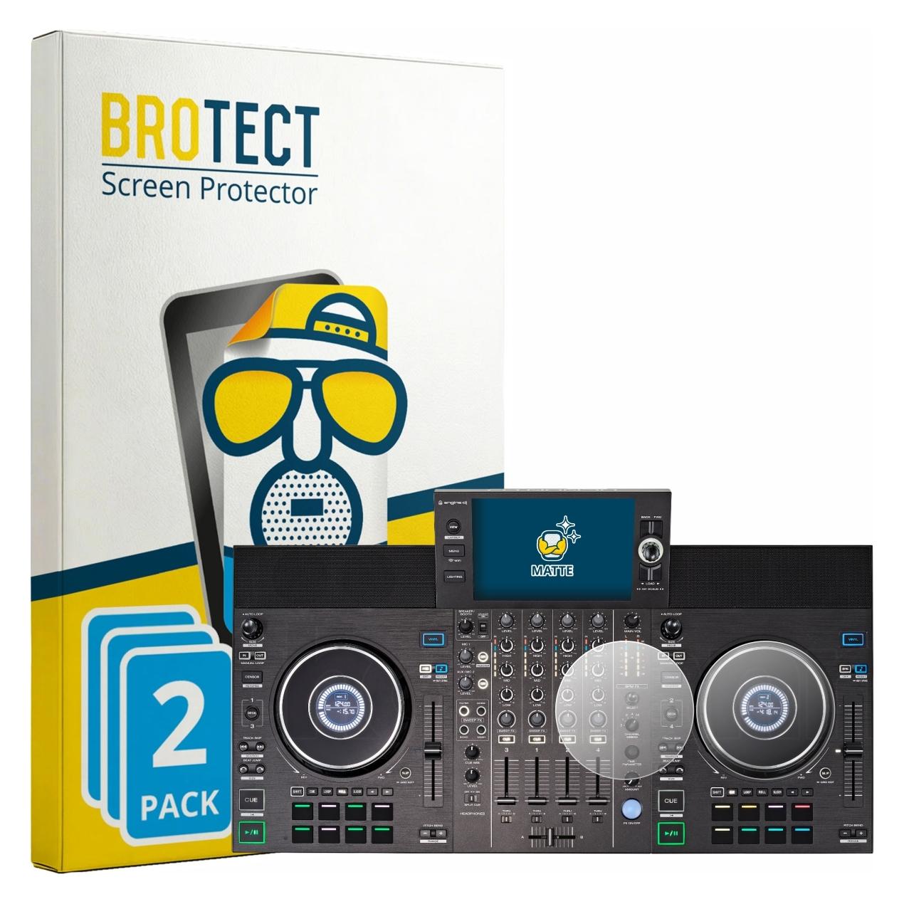 BROTECT Entspiegelungsfolie für Denon DJ SC LIVE 4 (Jog) Displayschutz Displayschutzfolie Folie Matt (1963619)