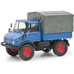 Schuco Unimog 406 m.Plane 1:43