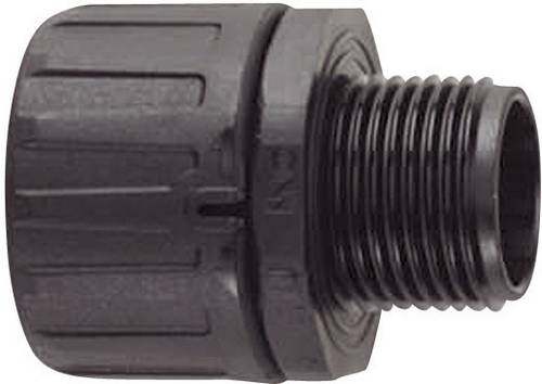 HellermannTyton 166-21020 HG10-S-M16 Schlauchverschraubung Schwarz M16 6.30mm Gerade 1St.