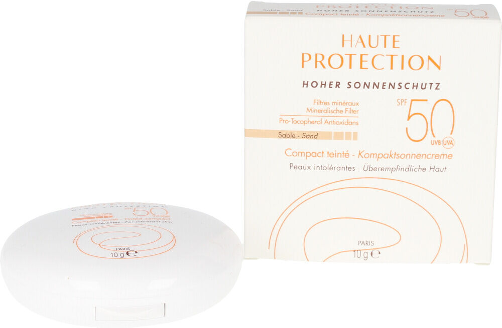 Avène Solaire Haute Protection compact teinté SPF50 #sable