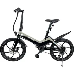 Blaupunkt Henri faltbares E-Bike 20 Zoll 250W schwarz/grau
