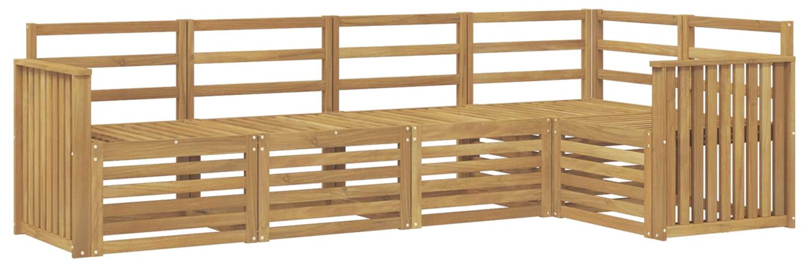 Garnitur aus 5 Outdoor-Sofas, weiß