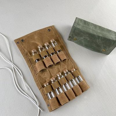 Outdoor-Camping Gewürzflaschen-Taschenset Camping Picknick Gewürzflaschen-Aufbewahrungstasche