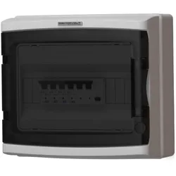 Feuchtraumverteiler bestückt HI-S/FI 40A 30mA 3xB16A 1P IP65 Doktorvolt DV-2919-HI