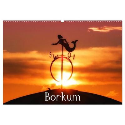 Borkum (Wandkalender 2027 DIN A2 quer), CALVENDO Monatskalender