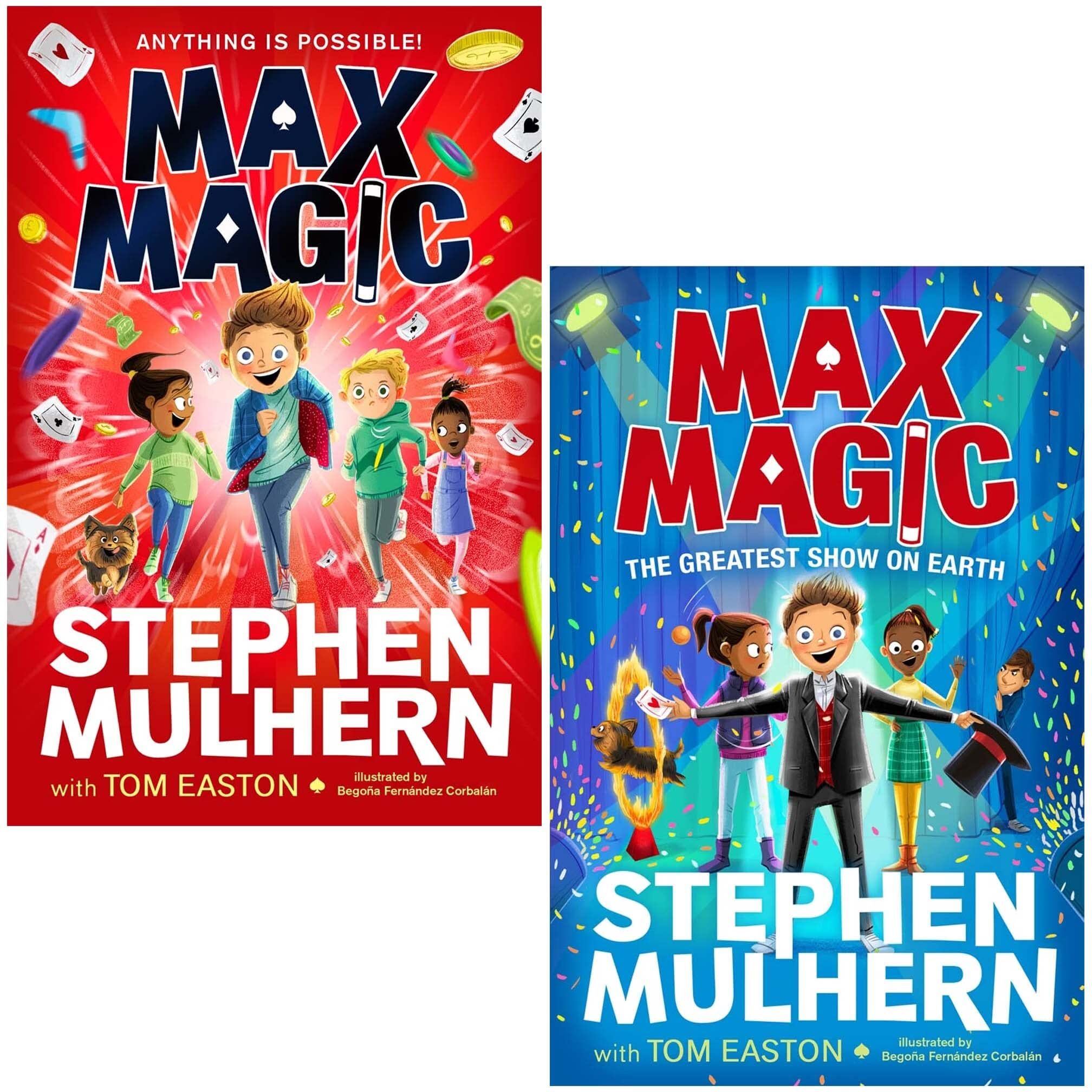 Piccadilly Press Max Magic Series 2 Books Collection Set (Max Magic, The Greatest Show on Earth)
