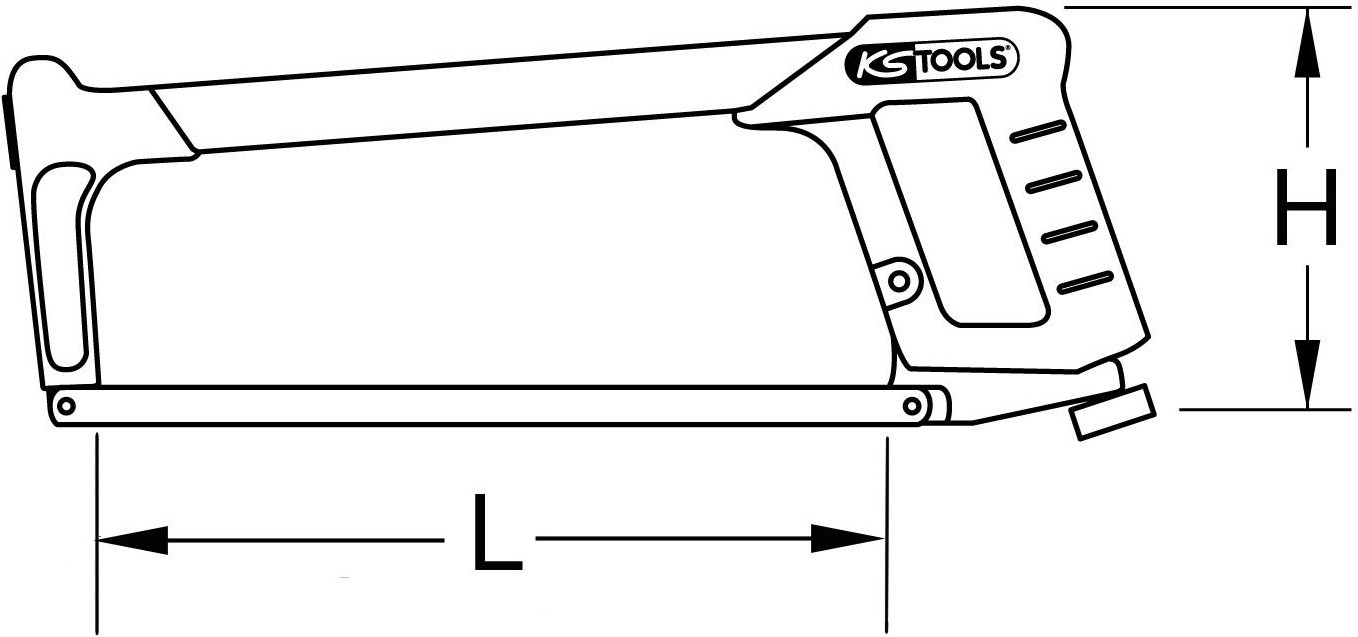 KS Tools Metaalzaagboog 300 mm