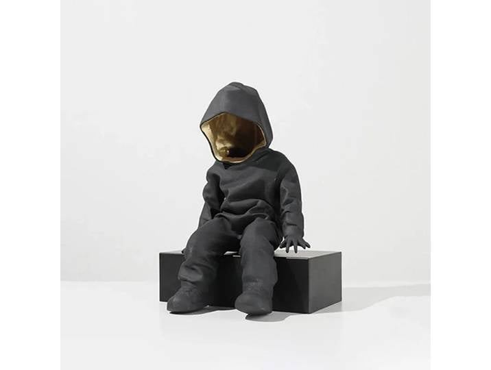 Figurines de luxe modernes pour l'intérieur, ornements de bureau en résine pour la décoration esthétique de la maison, décoration créative pour le salon, cadeau
