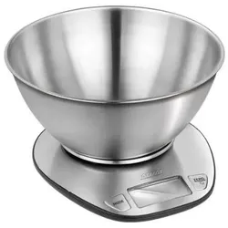 MPM Küchenwaage MWK-05M, Küchenwaage, Silber