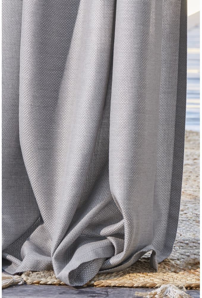 Moondream Rideau extérieur oeillets gris mc8011 140lx250h Gris 250x1x140cm