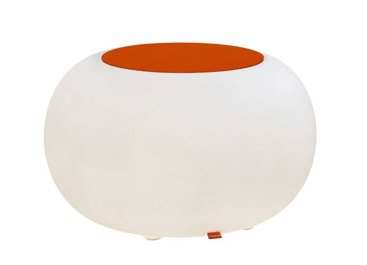 Moree Bubble Outdoor Beistelltisch / Hocker (Filzauflage orange) Filzauflage orange 15-02-01+15-11-01
