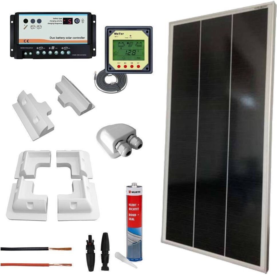 Saros Selection Kit fotovoltaico completo per camper con pannello 200Wp MONO   CAMP200P-M