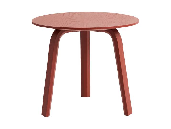 HAY Bella Couchtisch Tile red, Ø45x39 cm