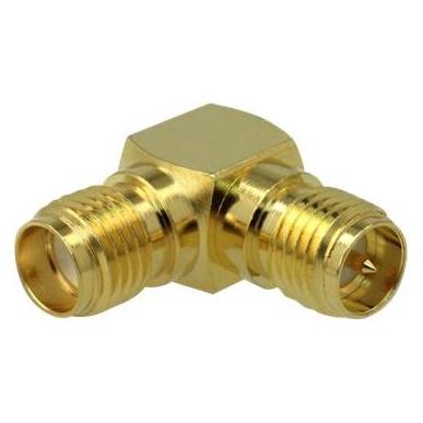 Delock RF-Adapter RP-SMA (W) gewinkelt bis SMA (W) (89965)