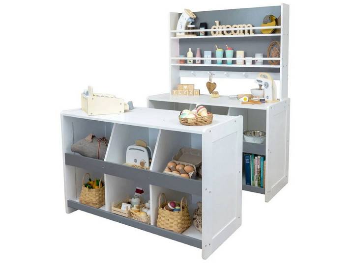 Meppi Kaufladen Flexi weiss / grau