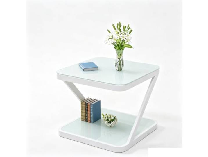 ZIYANG Moderner Couchtisch Aus Glas, Tischplatte Aus Gehärtetem Glas Mit Ablagefach, Robustes Stahlgestell, Flexibel Kombinierbar, Zweistöckiges Ablagefach, Vielseitiger Couchtisch Für Wohnzimmer,