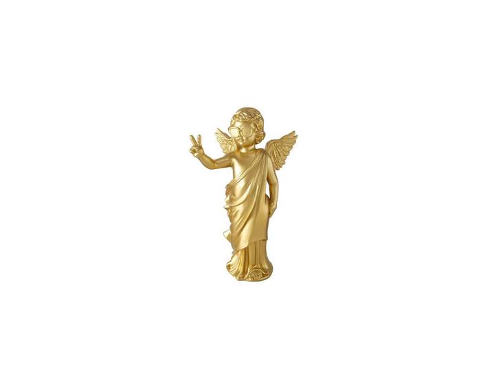 Weihnachtsfigur BOLTZE Boltze Dekofigur Goldiva , gold, B:12cm H:30cm, Dekofiguren, Weihnachtsfigur