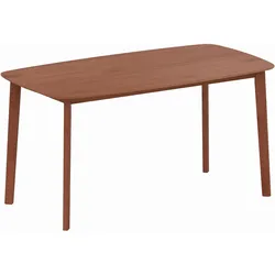 ESSTISCH 150 x 80 cm Küchentisch für 6 Personen im Landhaus-Stil Hellbraun