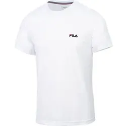 FILA Herren Shirt T-Shirt Logo small, Größe 52 in Weiß Weiß