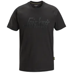 Snickers Logo-T-Shirt 5 schwarz