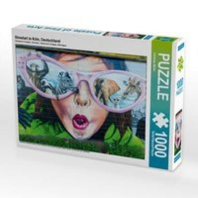 CALVENDO Puzzle Streetart in Köln, Deutschland 1000 Teile Lege-Größe 64 x 48 cm Foto-Puzzle Bild von Christian Müller