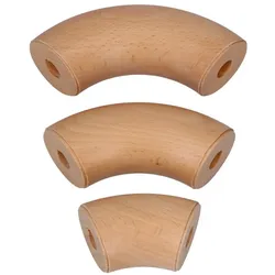 OK-Line, Treppengeländer + Handlauf, Holz-Handlaufbogen Ø 42 mm (Holz)