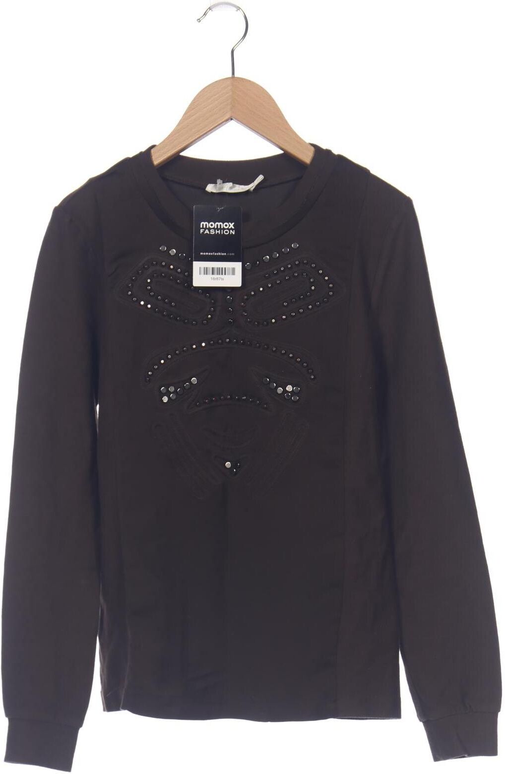 See U Soon Damen Langarmshirt, Grün, Gr. S, Synthetik / Elasthan / Baumwolle - Second Hand