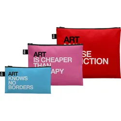 LOQI CiCLO Artist Side Effects Art Knows No Borders Taschen, 3 St.