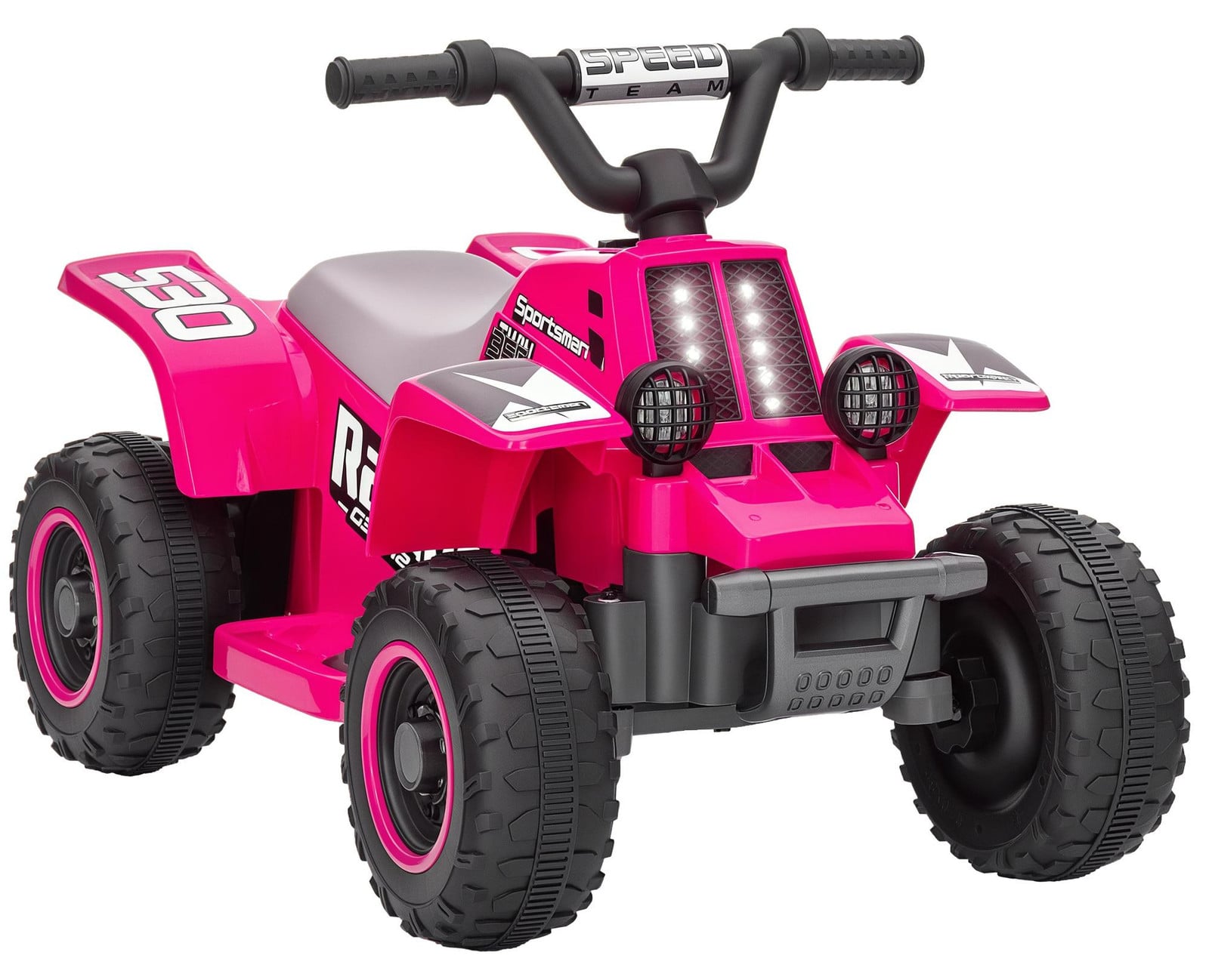 AIYAPLAY Kinder Elektrische Quad met vooruit- en achteruitfunctie