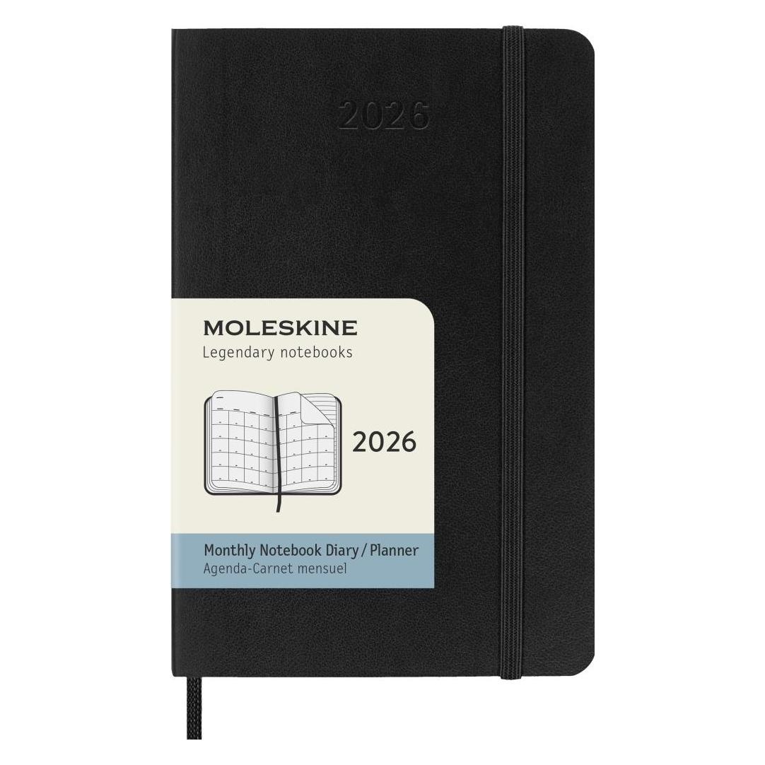 Moleskine Moka (Pocket, 1 Monat / 2 Seiten) (DSB12MN2Y26)