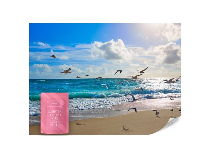 FOTOTAPETE Meer Strand Natur Landschaft 3D 200x140