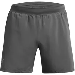 UNDER ARMOUR 5" Launch Laufshorts Herren 025 - castlerock/castlerock/reflective L