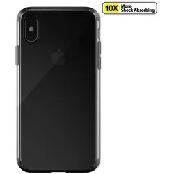 Just Mobile Tenc Air Hülle für iPhone Xs Max (Crystal Schwarz)