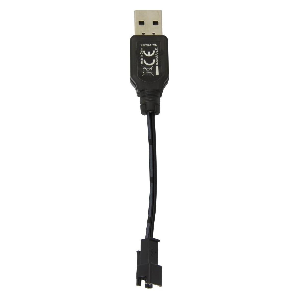 Jamara Ladekabel USB für RC Stunt Cars Spinact / Vispon / X-F2 (398018)