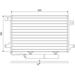 Kondensator Klimaanlage VALEO 822689 für Mercedes-Benz VW Sprinter 3,
