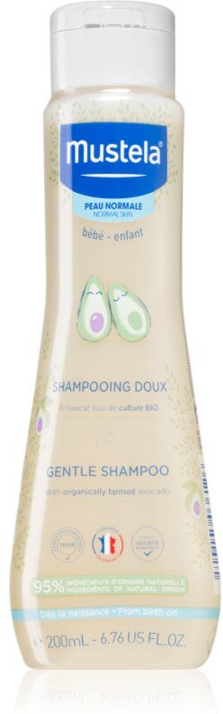 Mustela Bébé sanftes Shampoo für Kinder ab der Geburt 200 ml