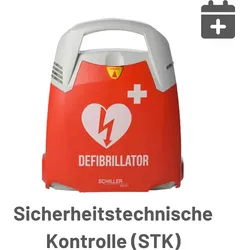 Sicherheitstechnische Kontrolle (STK) für Schiller Defibrillatoren - postalisch