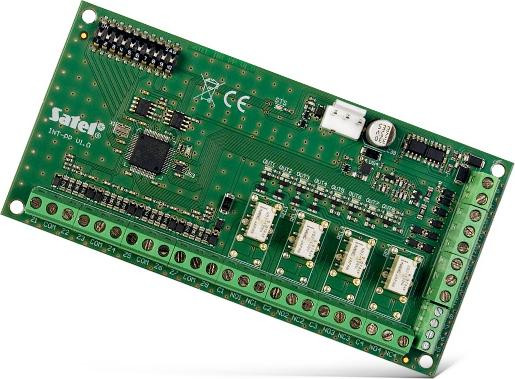 Satel INTEGRA uitbreidingsmodule INT-PP groen met kabel 12 V