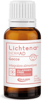 Lichtena DermAD Gocce Integratore Per Pelle a Tendenza Atopica Flaconcino 8 ml