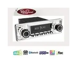 RETROSOUND "MOTOR-7" DAB+ Komplett-Set "Chrome" mit Zubehör