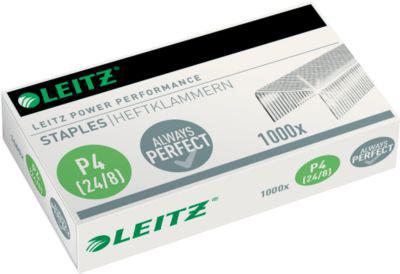 LEITZ® Heftklammern Power Performance P4, Typ 24/8, 1000 Stück